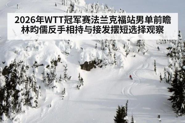 2026年WTT冠军赛法兰克福站男单前瞻 林昀儒反手相持与接发摆短选择观察